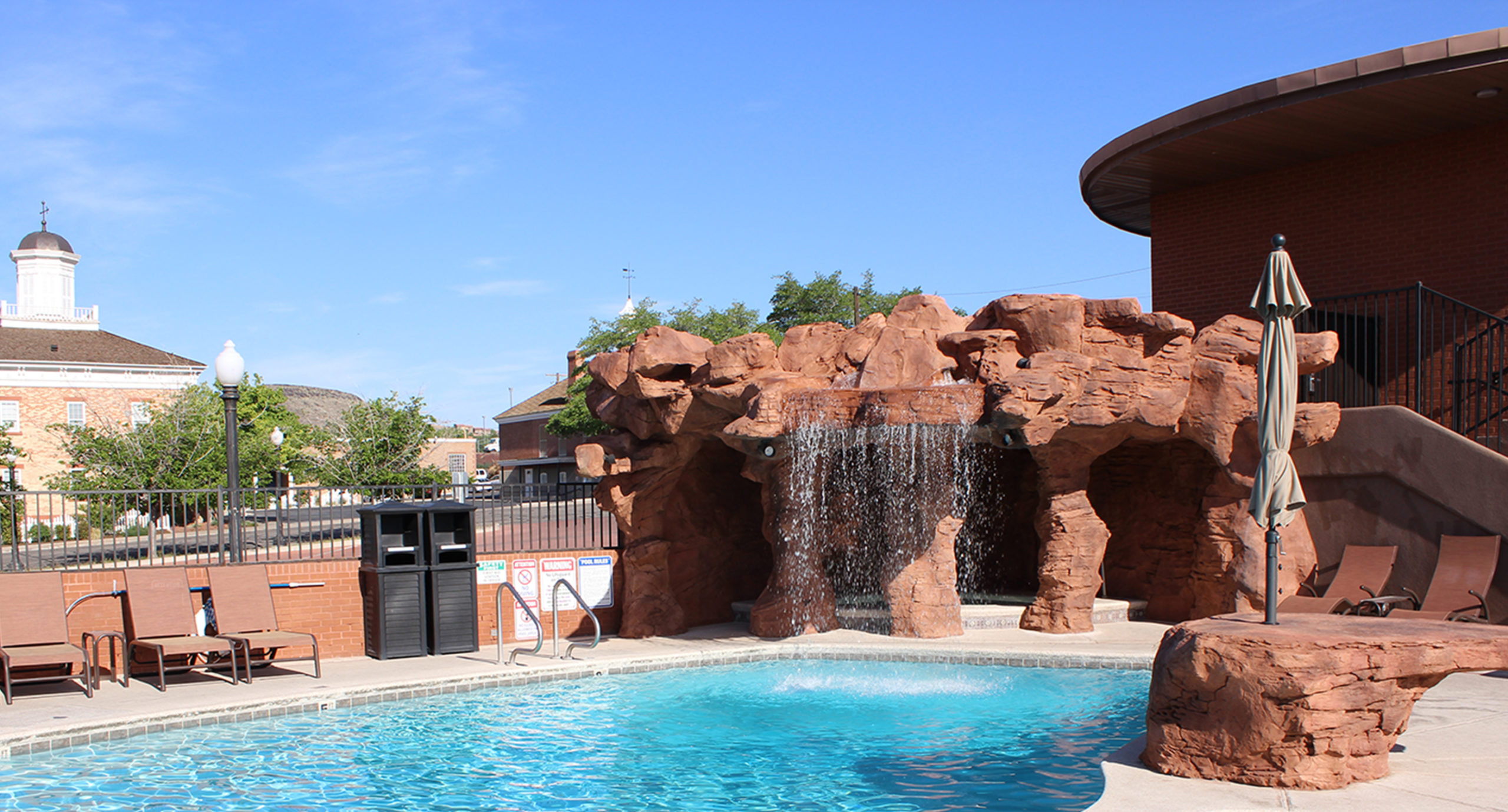hotel pool in St. George
